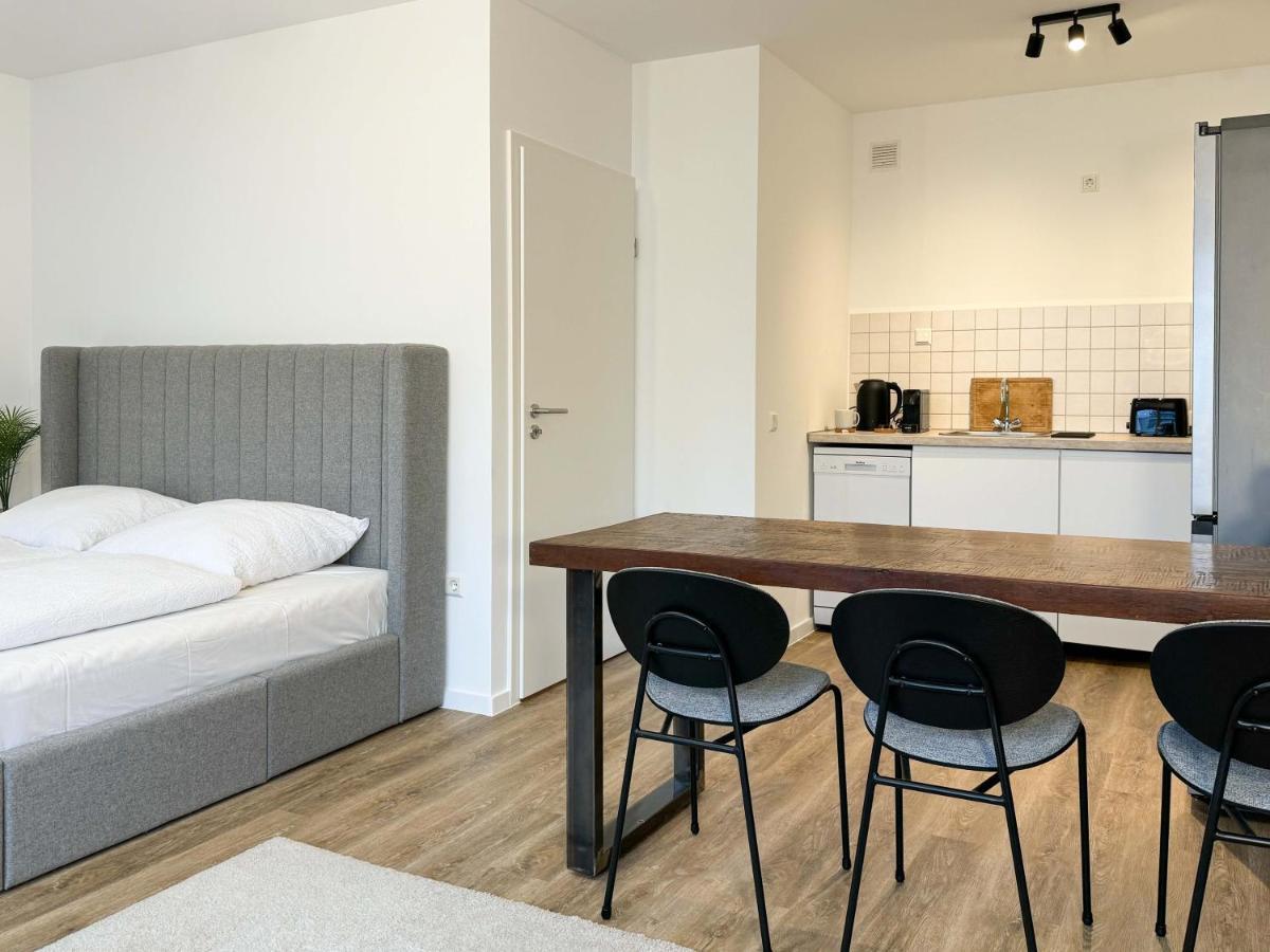 Schoene Ferienwohnung Im Zentrum Mit Self Check-In Und Free Wifi Essen Buitenkant foto