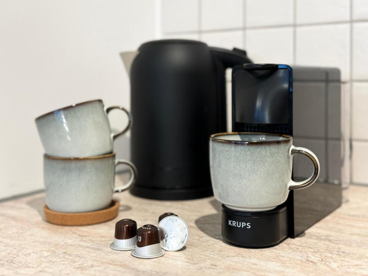 Schoene Ferienwohnung Im Zentrum Mit Self Check-In Und Free Wifi Essen Buitenkant foto